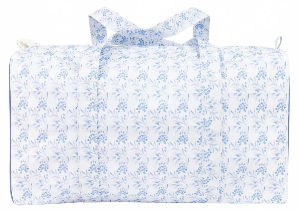 NEW APPLE OF MY ISLA women's printed duffle bag in navy floral